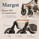 Poussette 3 en 1 Margot