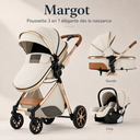 Poussette 3 en 1 Margot