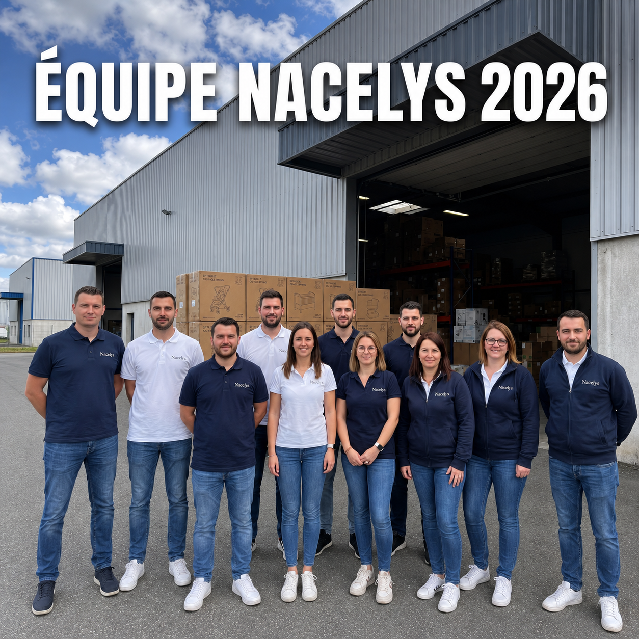 Parent avec les essentiels de naissance Nacelys