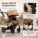 Poussette 3 en 1 Aubine