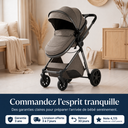 Poussette 3 en 1  Marron Mocha