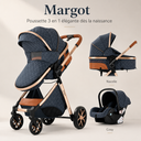 Poussette 3 en 1 Margot