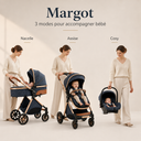 Poussette 3 en 1 Margot
