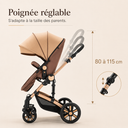 Poussette 3 en 1 Aubine