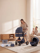<h3>La poussette 3 en 1 </h3><h3>pour tout prévoir avant la naissance</h3>